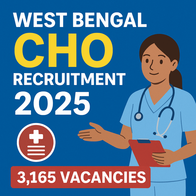 West Bengal CHO Recruitment 2025